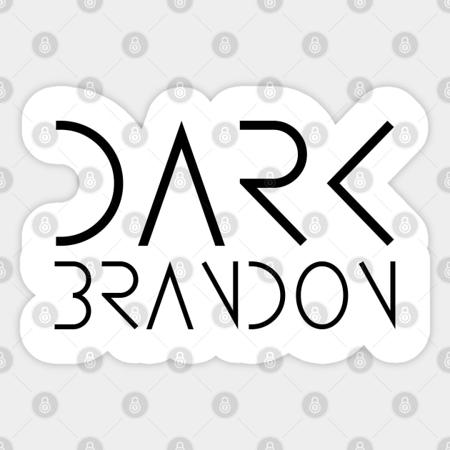 Dark Brandon Meme, Dark Brandon Sticker by slawers